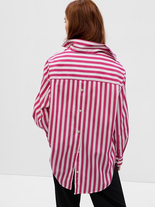 View large product image 2 of 2. 100% Organic Cotton Button-Back Big Shirt