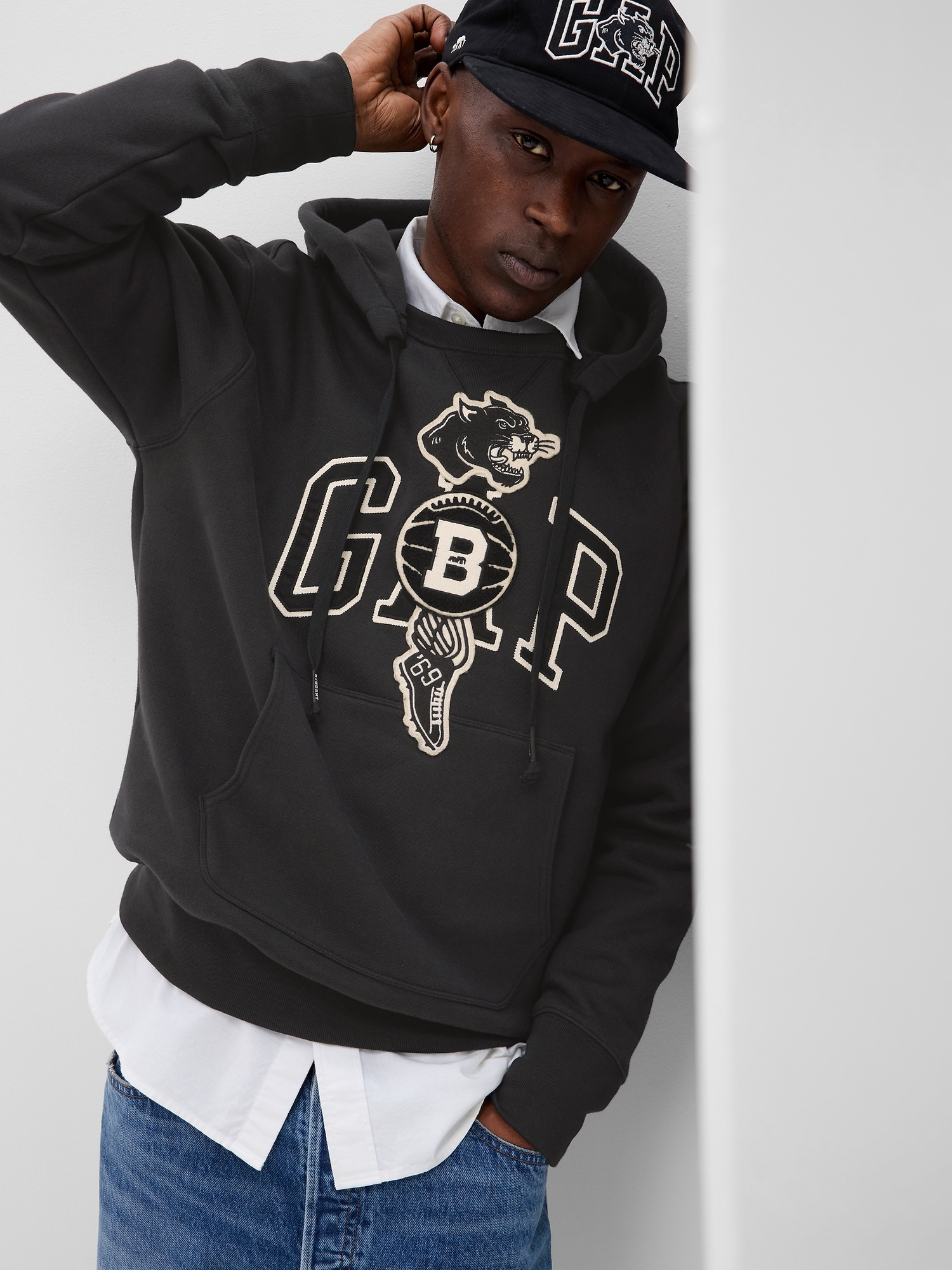 Gap × The Brooklyn Circus Adult Logo Hoodie In Black | ModeSens