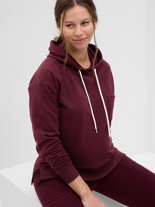 Image number 1 showing, Maternity Supersoft Terry Hoodie