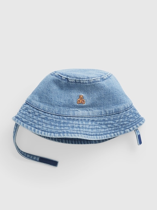 Baby Organic Denim Bucket Hat | Gap