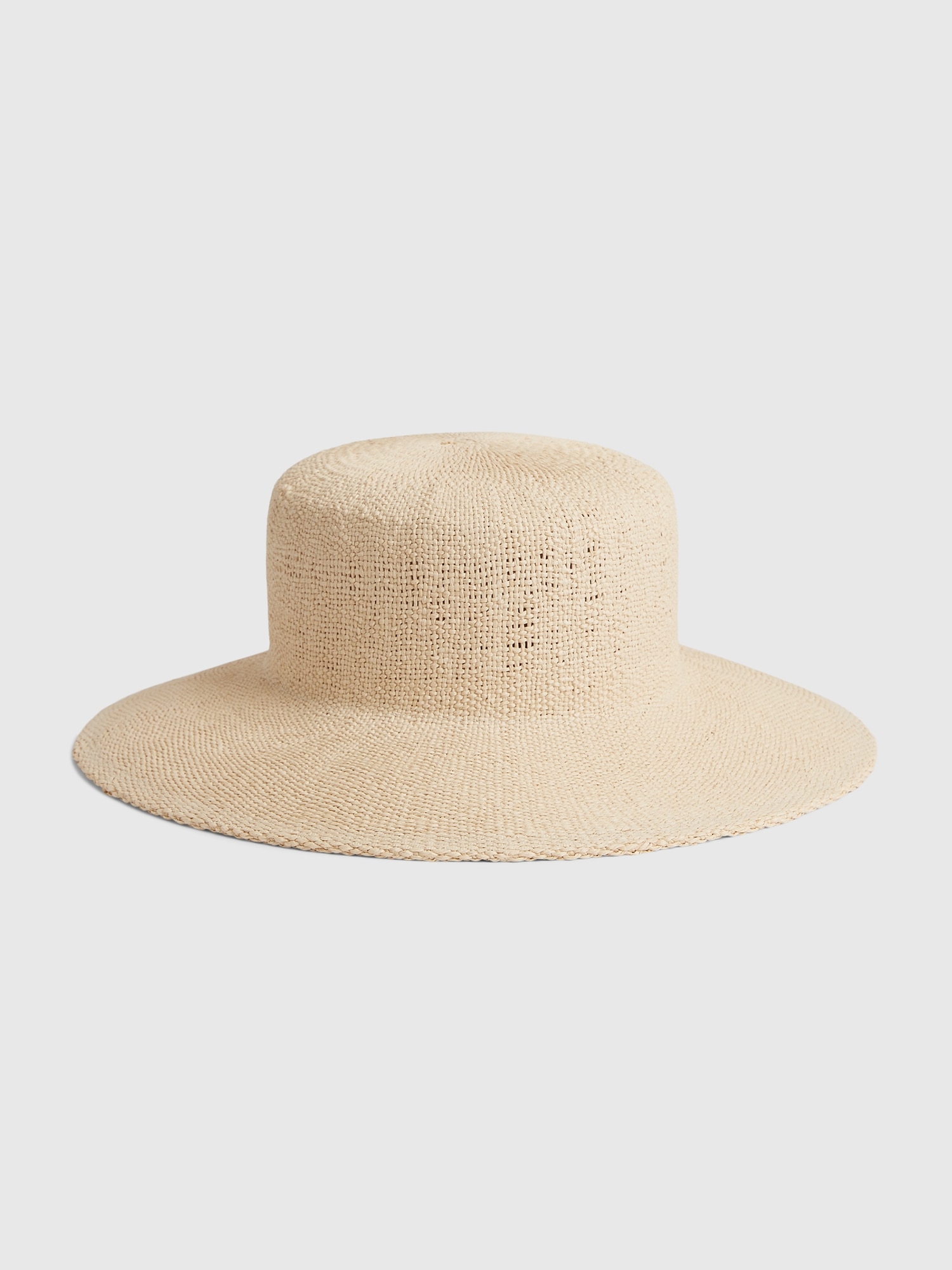 Gap Structured Straw Hat beige. 1