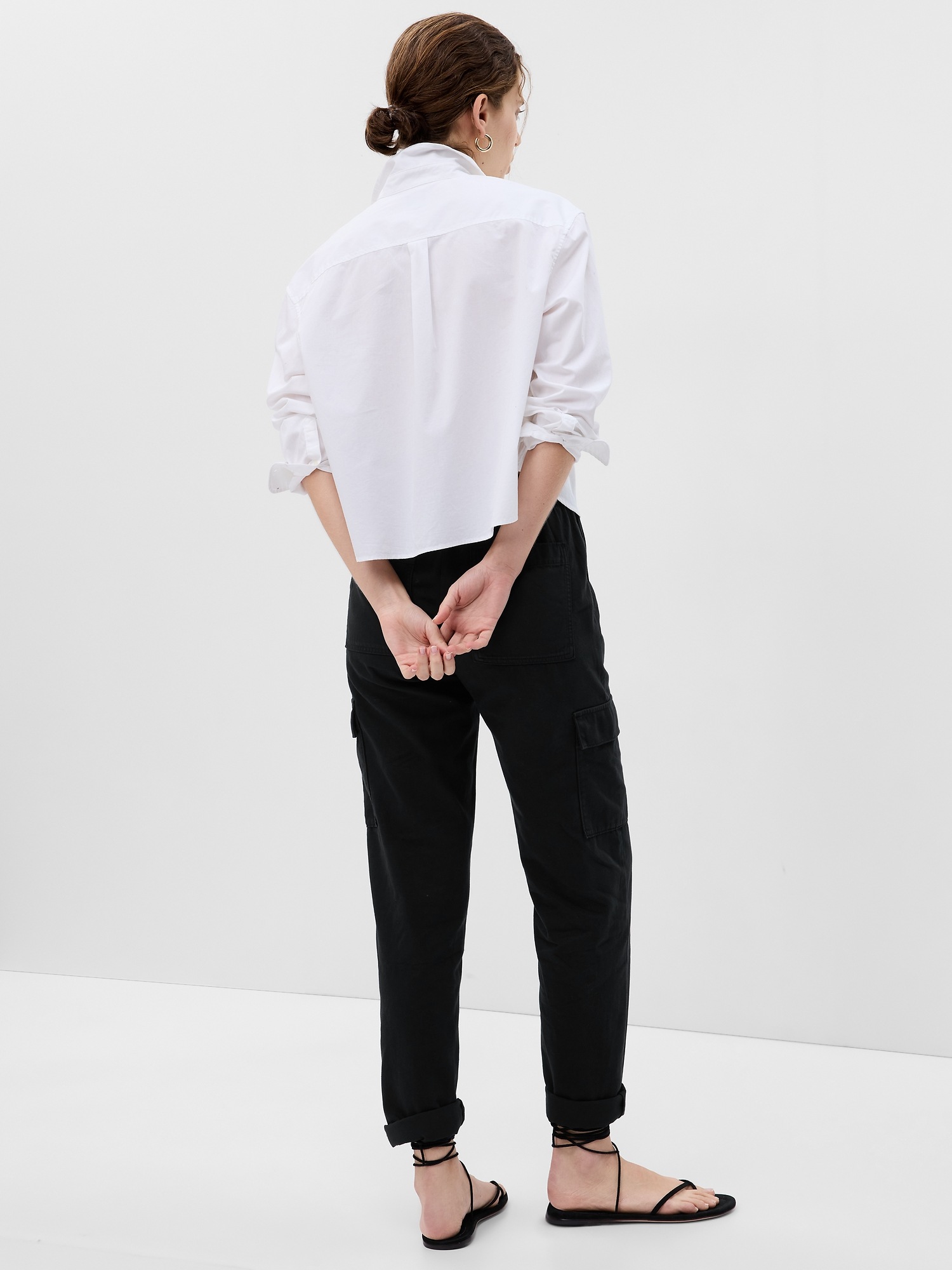 Twill Cargo Pants Gap
