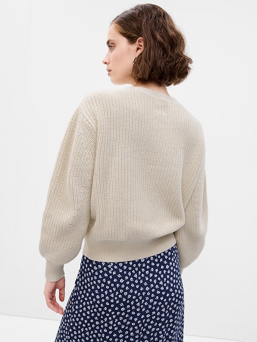 Image number 2 showing, Shaker-Stitch Crewneck Sweater