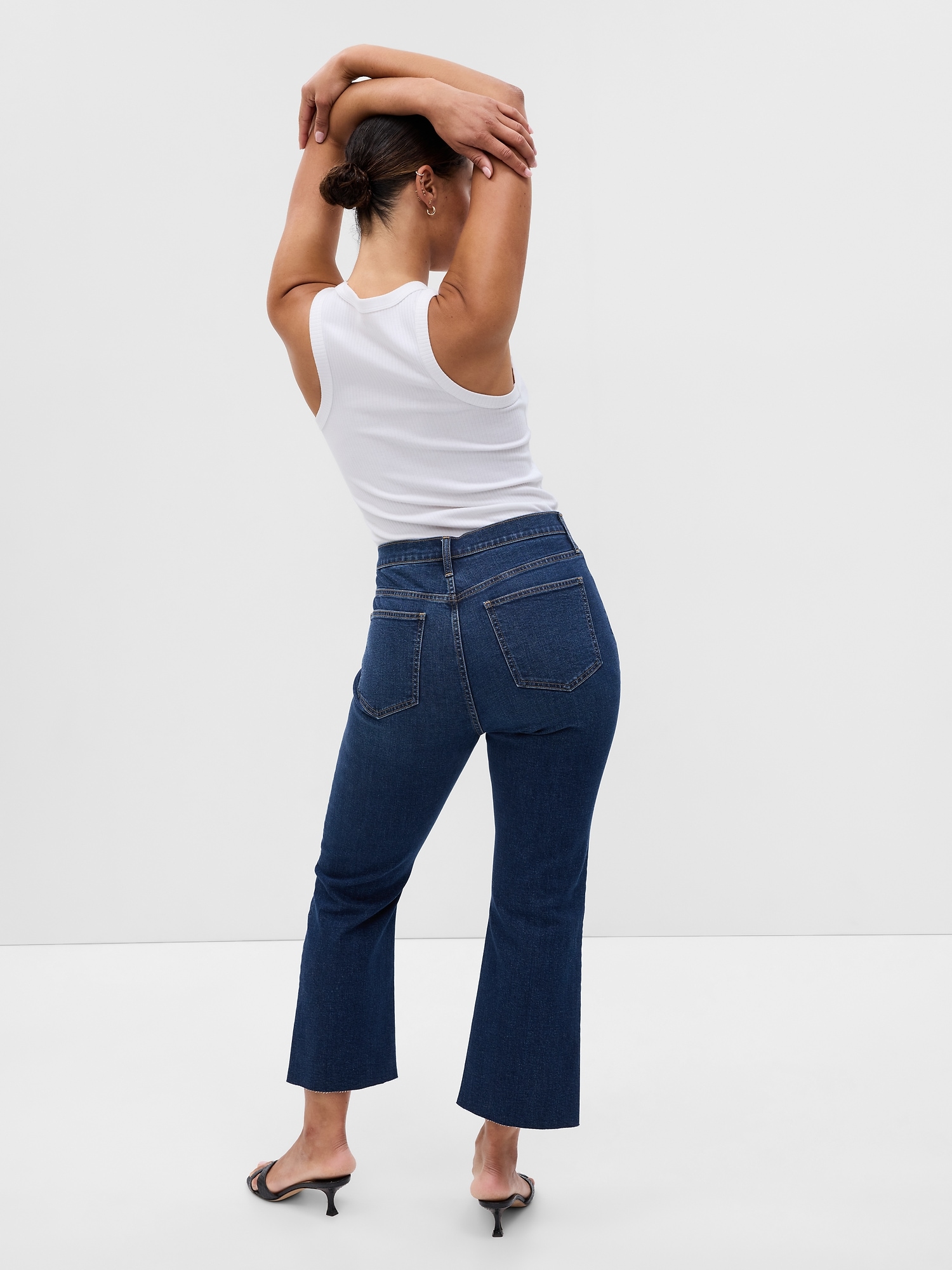 High Rise Kick Fit Jeans