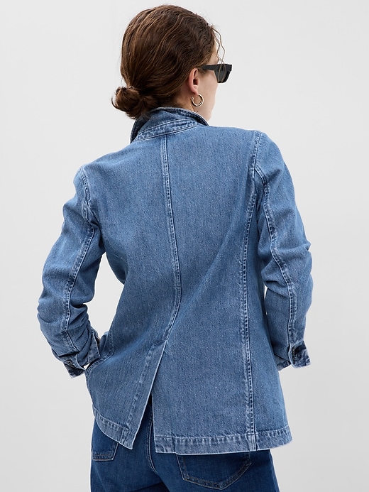 Image number 2 showing, Denim Blazer