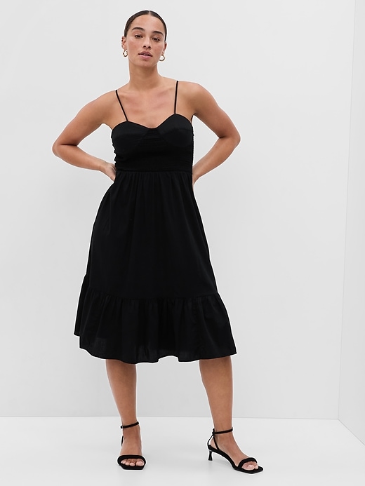 Image number 4 showing, Sweetheart Corset Midi Dress