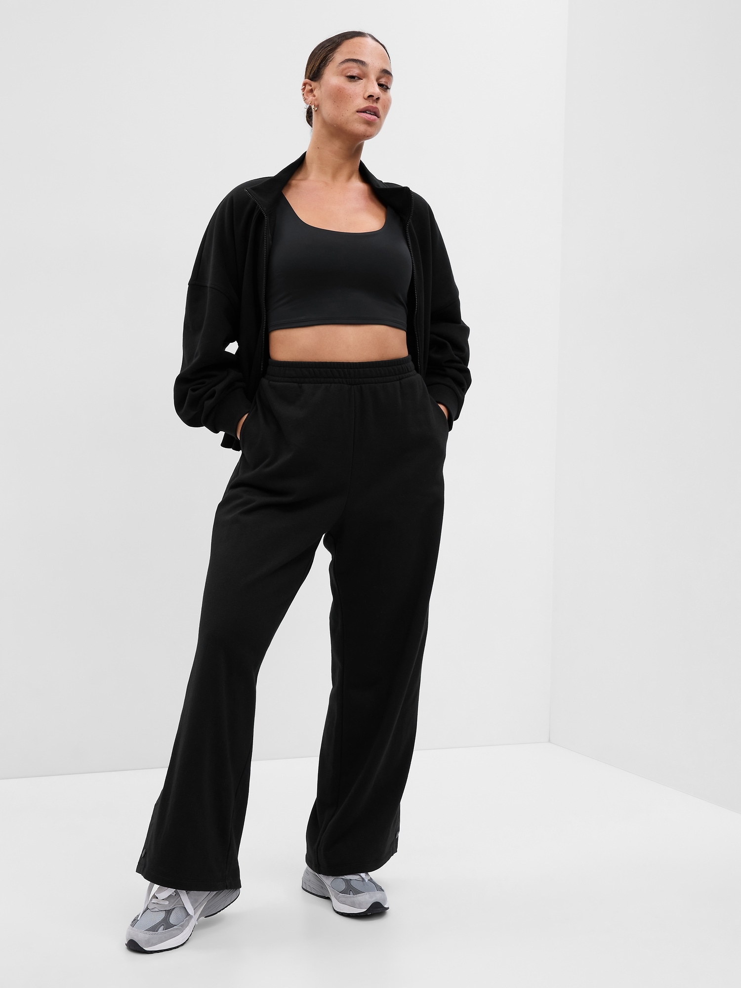 Vintage Soft Wide Leg Snap Pants | Gap