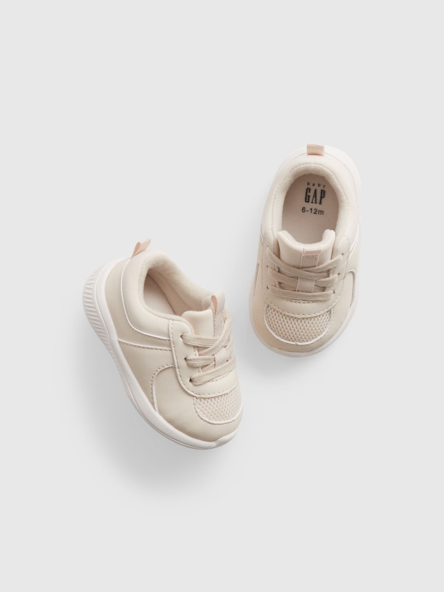 Gap Baby Sneakers In Birch Beige