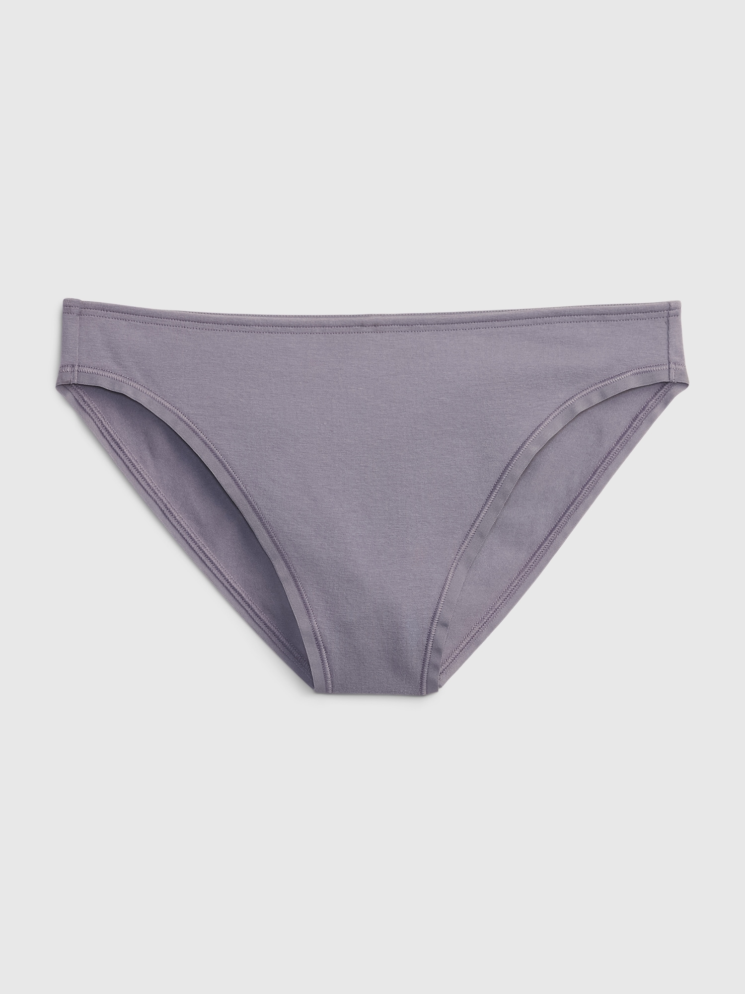 Gray Cut Side Bikini Briefs Low Cut Side Strap Cotton - Temu