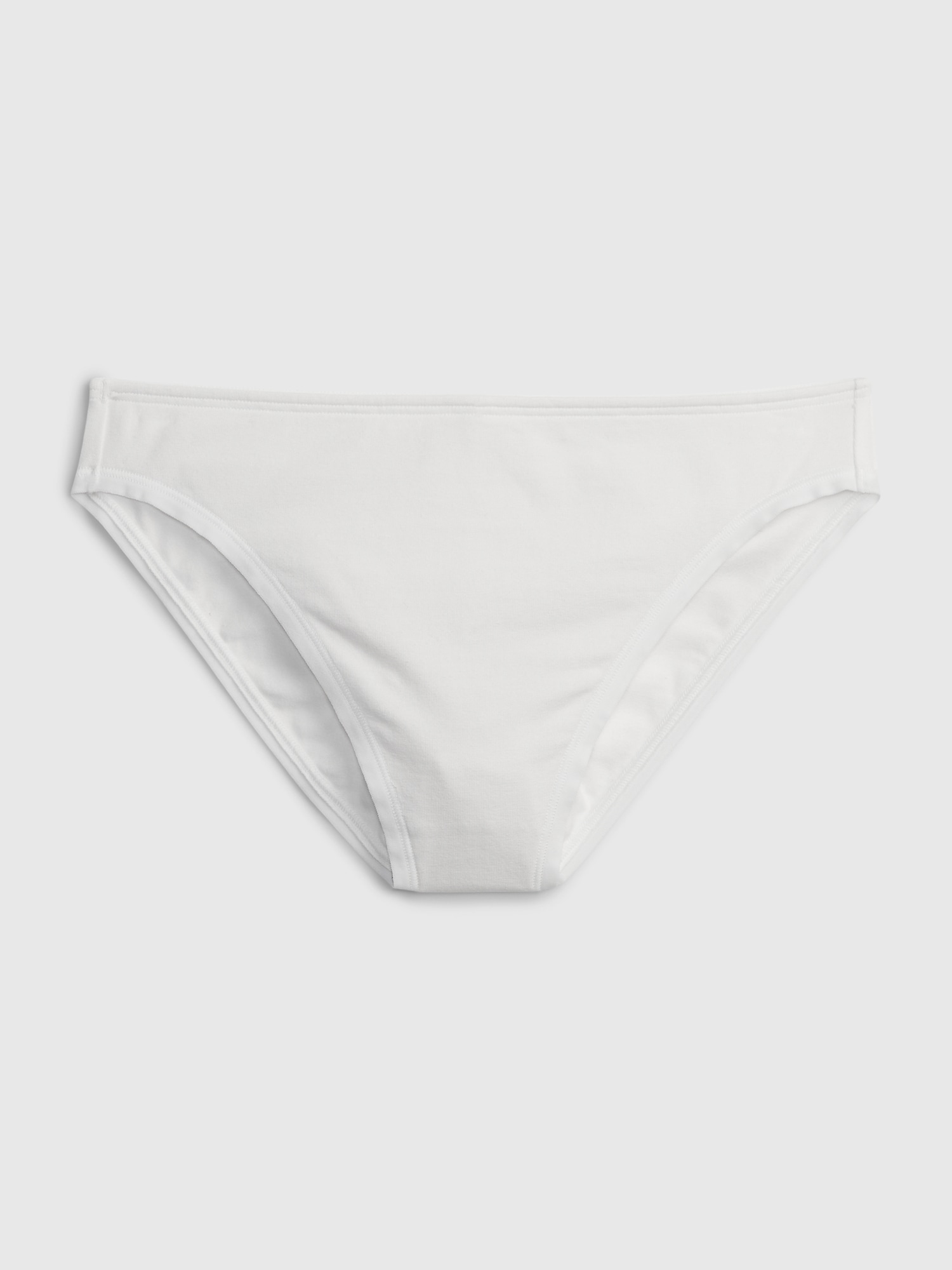 Gap Organic Stretch Cotton Bikini In Optic White