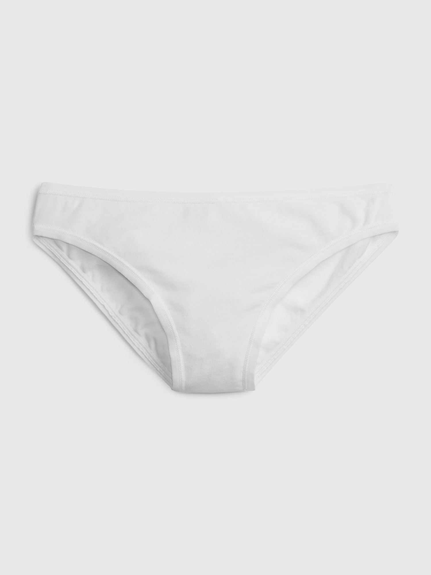Gap Organic Stretch Cotton Bikini In Optic White