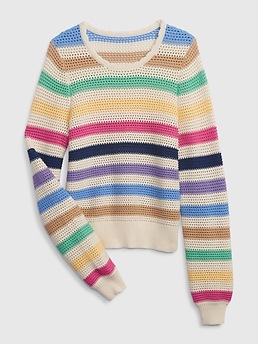 Gap multicolor striped clearance sweater
