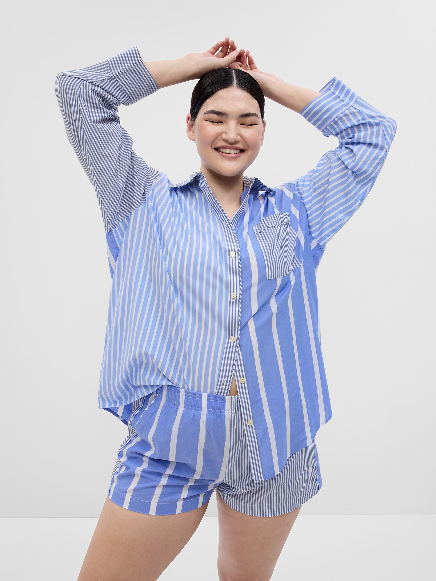 Poplin PJ Shirt Gap