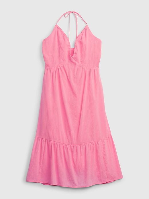 Image number 6 showing, V-Neck Halter Midi Dress