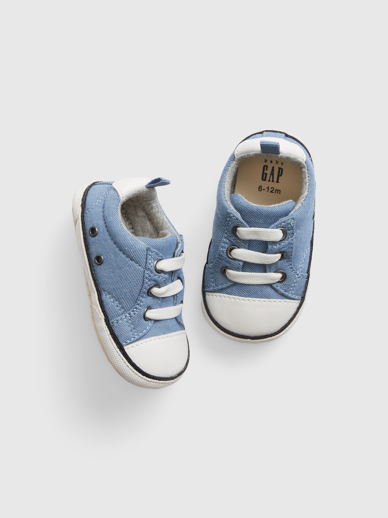 Gap Baby Slip-on Sneakers In Chambray