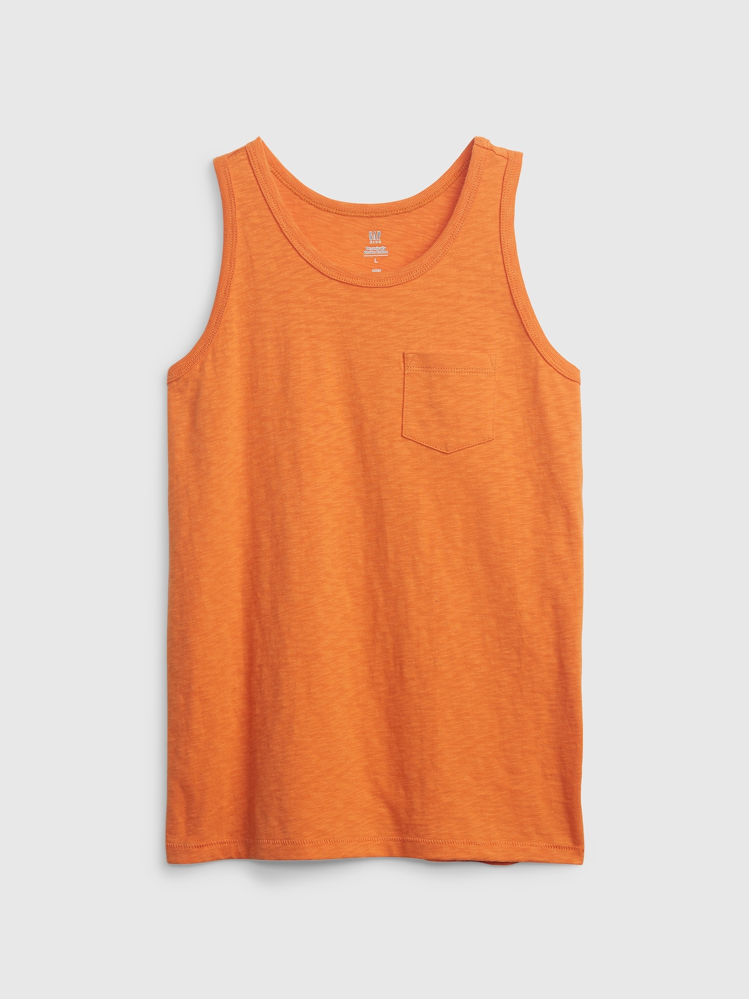 Gap Kids 100% Organic Cotton Graphic Tank Top orange. 1 Gap Kids 100% Organic Cotton Graphic Tank Top orange. 1