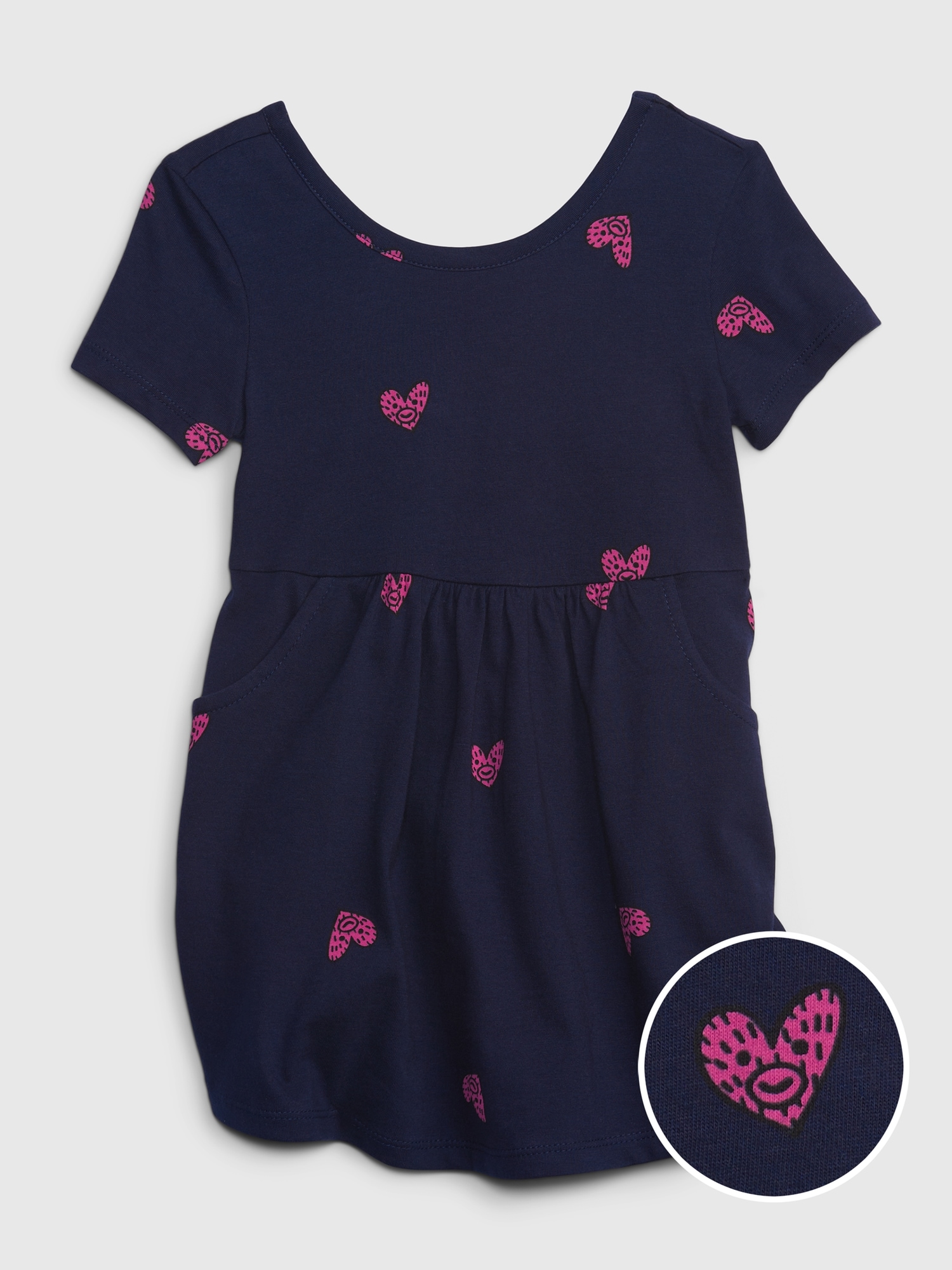 Gap × Frank Ape Toddler 100 Organic Cotton Skater Dress Gap