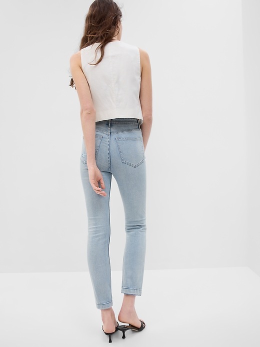 Image number 2 showing, Sky High Rise Vintage Slim Jeans