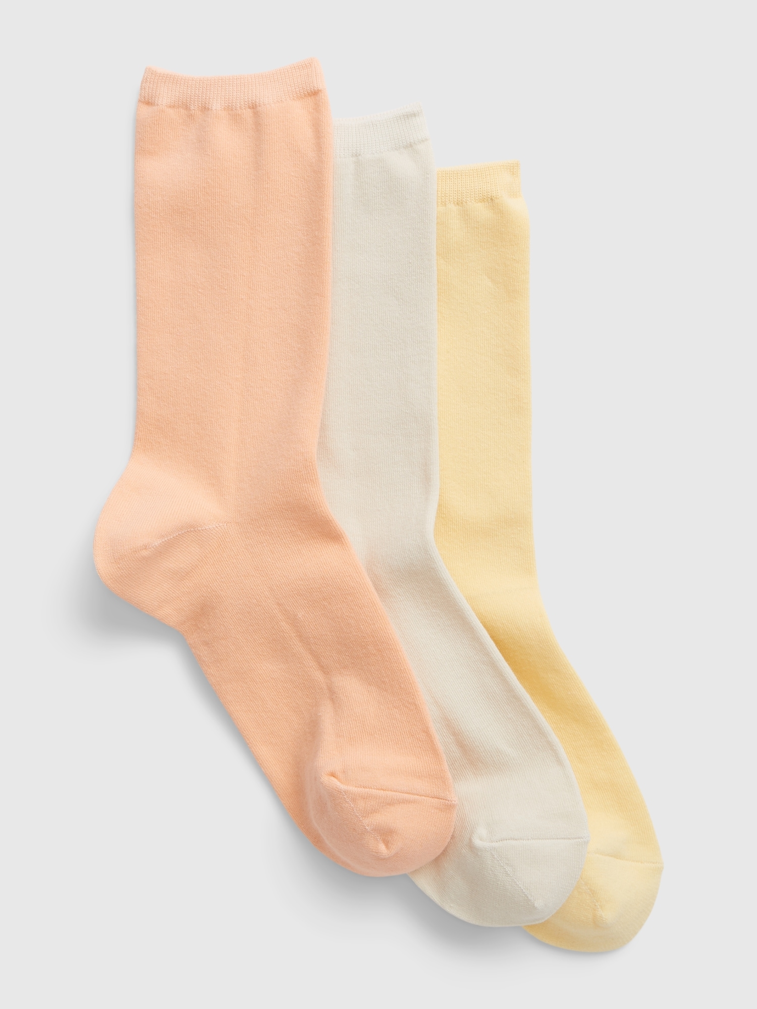 Gap Crew Socks (3-Pack) yellow. 1