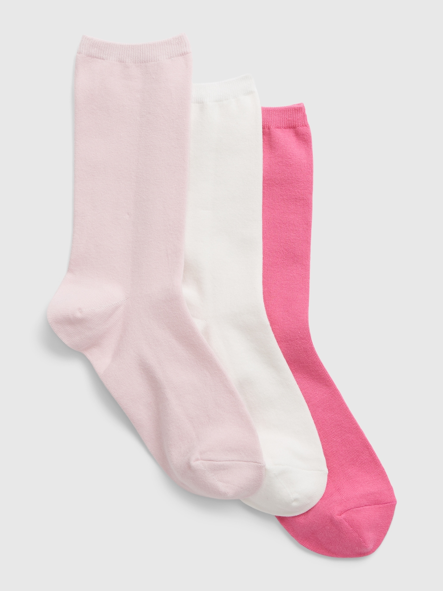 Gap Crew Socks (3-Pack) pink. 1