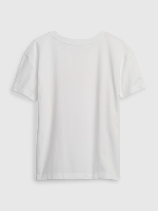 2 of 8 showing, with the color white multi of product Kids Band Graphic T-Shirt