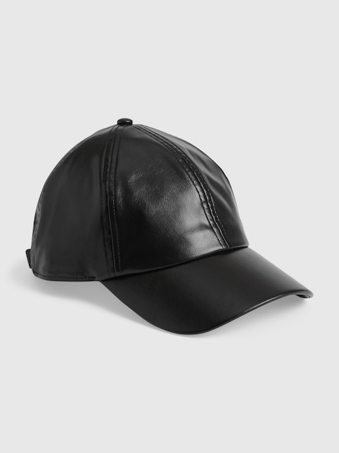 Vegan Leather Baseball Hat