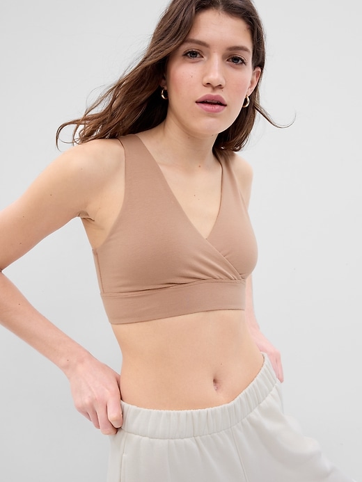 Buy Gap Pink Maternity Nursing Lounge Bralette from Next Luxembourg