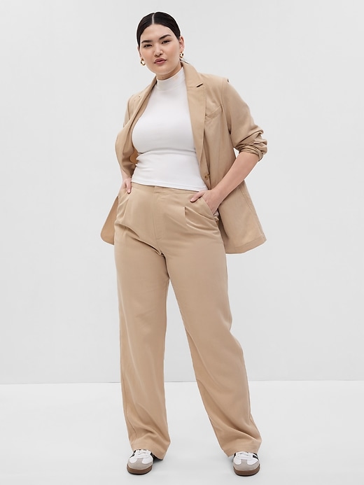Image number 9 showing, High Rise SoftSuit Trousers