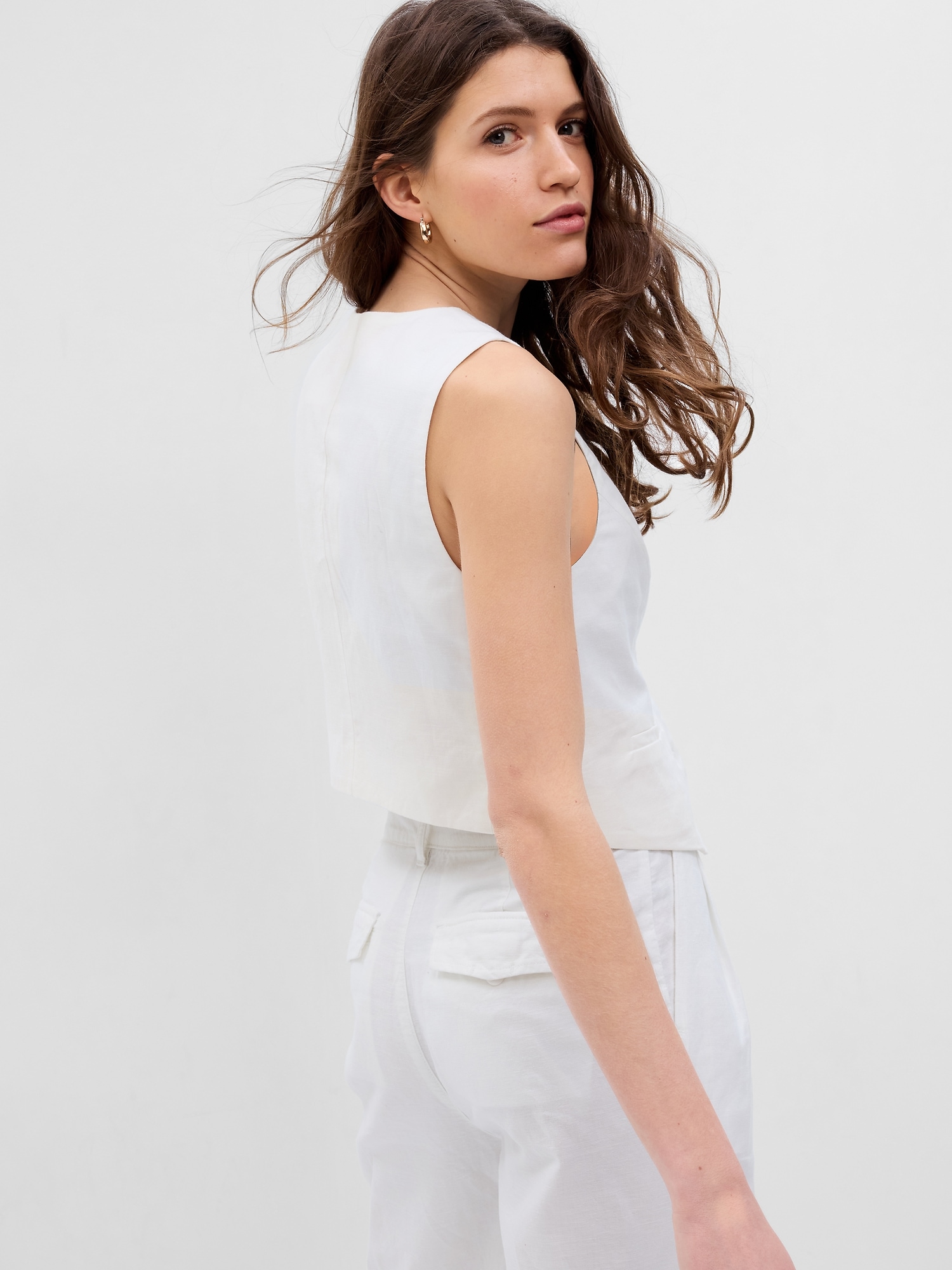 Gap womens vest shop tops