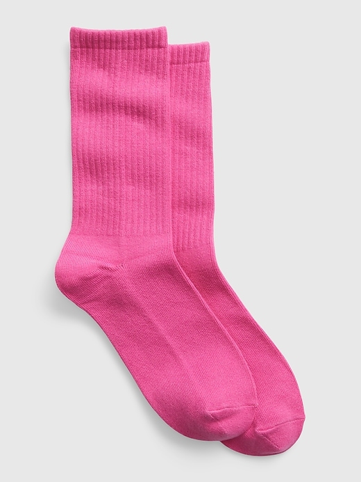 Organic Cotton Crew Socks Gap