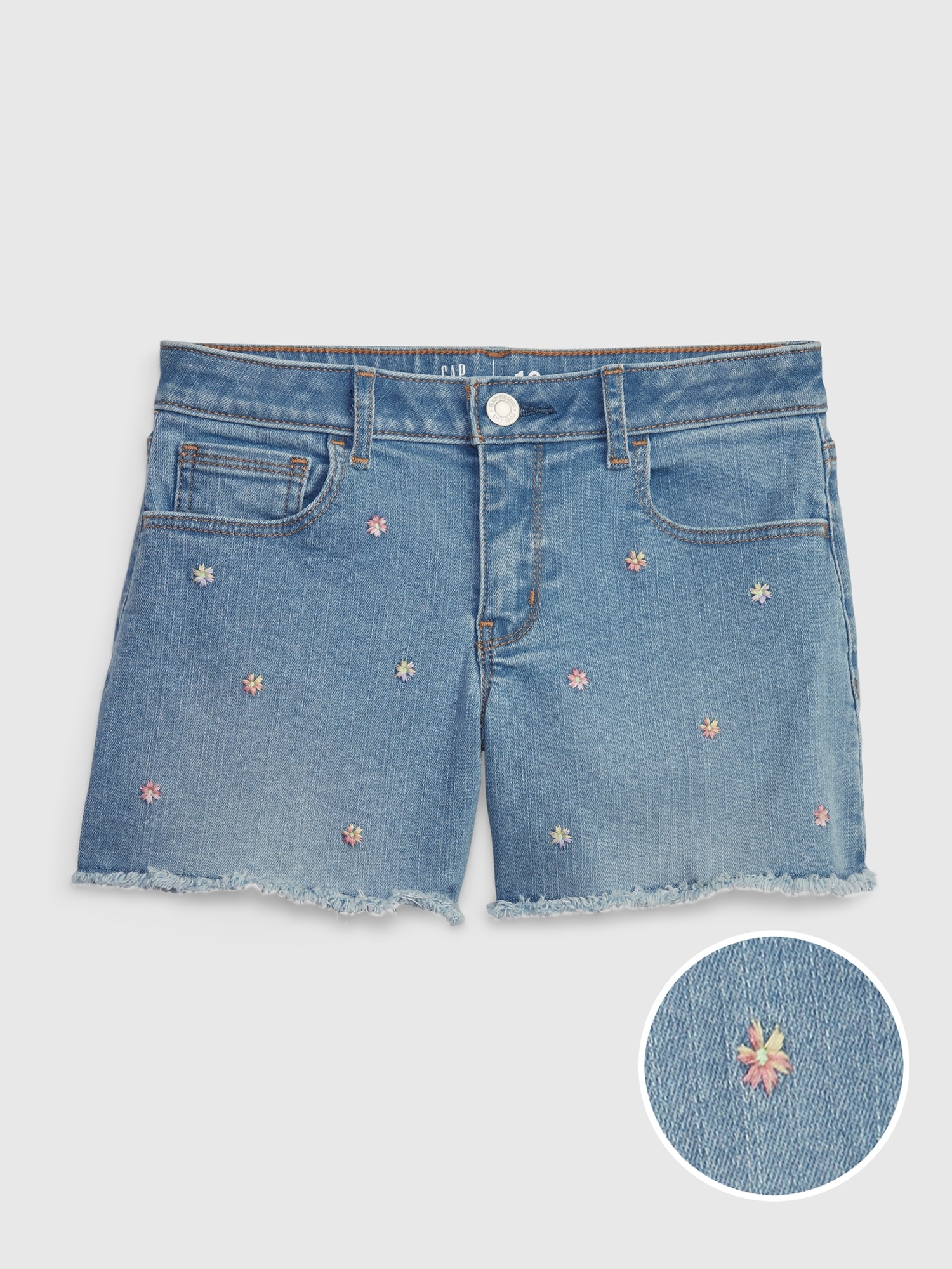 Kids Midi Denim Shorts with Washwell | Gap