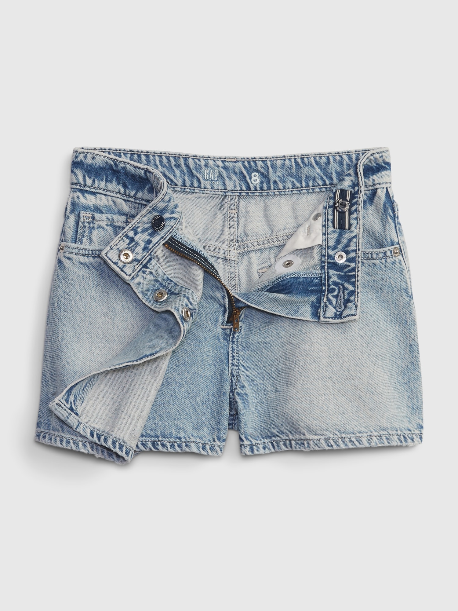 Kids Denim Skort with Washwell Gap