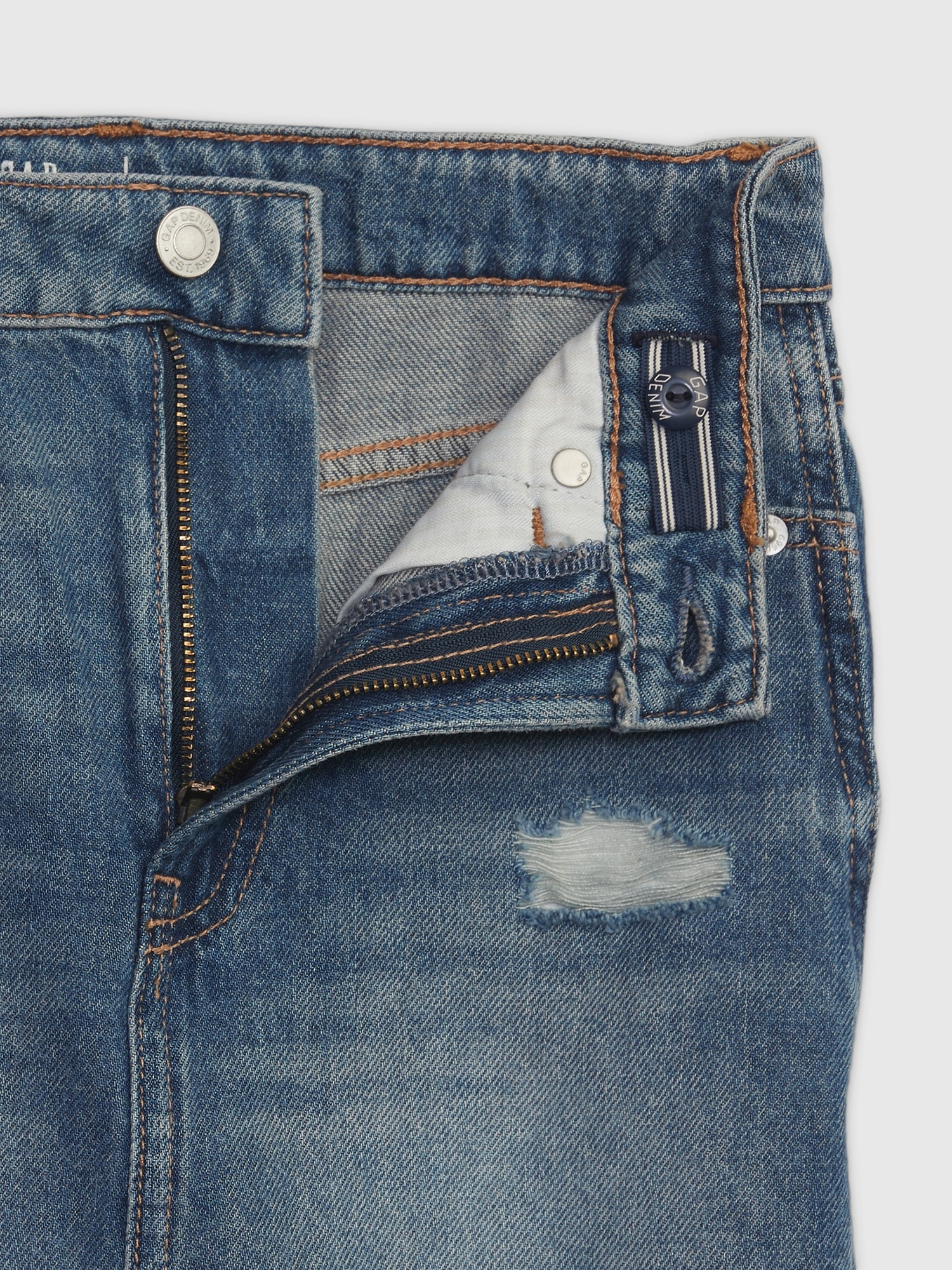 Kids High Rise Denim Skirt | Gap