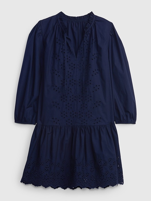 Eyelet Mini Dress Gap