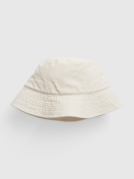View large product image 1 of 1. Linen-Cotton Bucket Hat