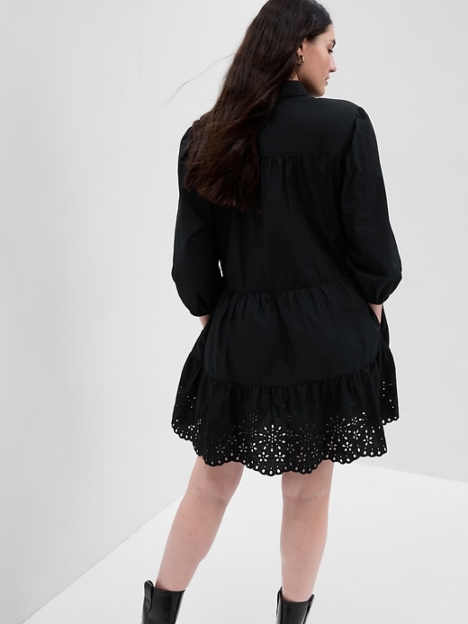 Image number 5 showing, Puff Sleeve Shirtdress