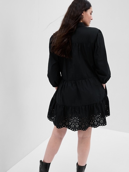 Image number 5 showing, Puff Sleeve Shirtdress
