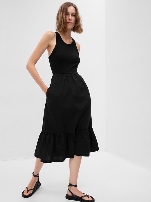 zimmermann striped midi length dress Zimmermann Daylight Twist Halter Knit Midi Dress