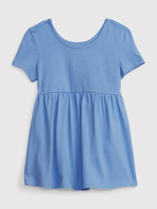2 of 8 showing, with the color happy pink of product Toddler Organic Cotton Mix and Match Skater Dress (2-Pack)