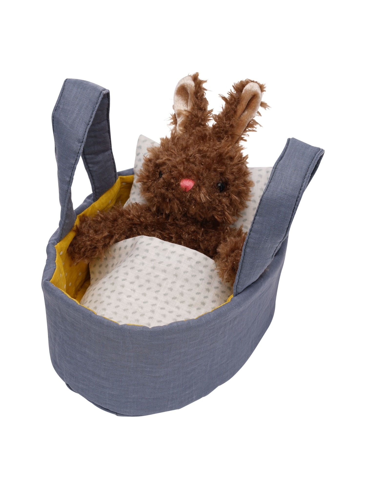 Gap Moppettes Beau Bunny Stuffed Animal Bassinet and Pillow