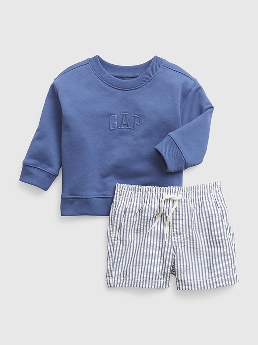 Baby TwoPiece Gap Logo Outfit Set Gap