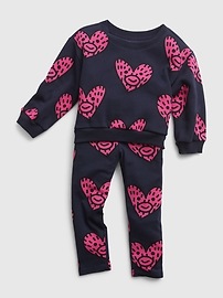 View large product image 3 of 3. Gap &#215 Frank Ape Toddler Sweat Set