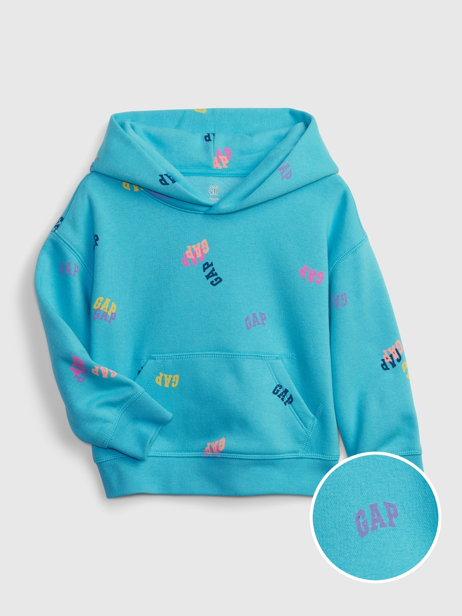 Gap Toddler Gap Logo Hoodie blue. 1