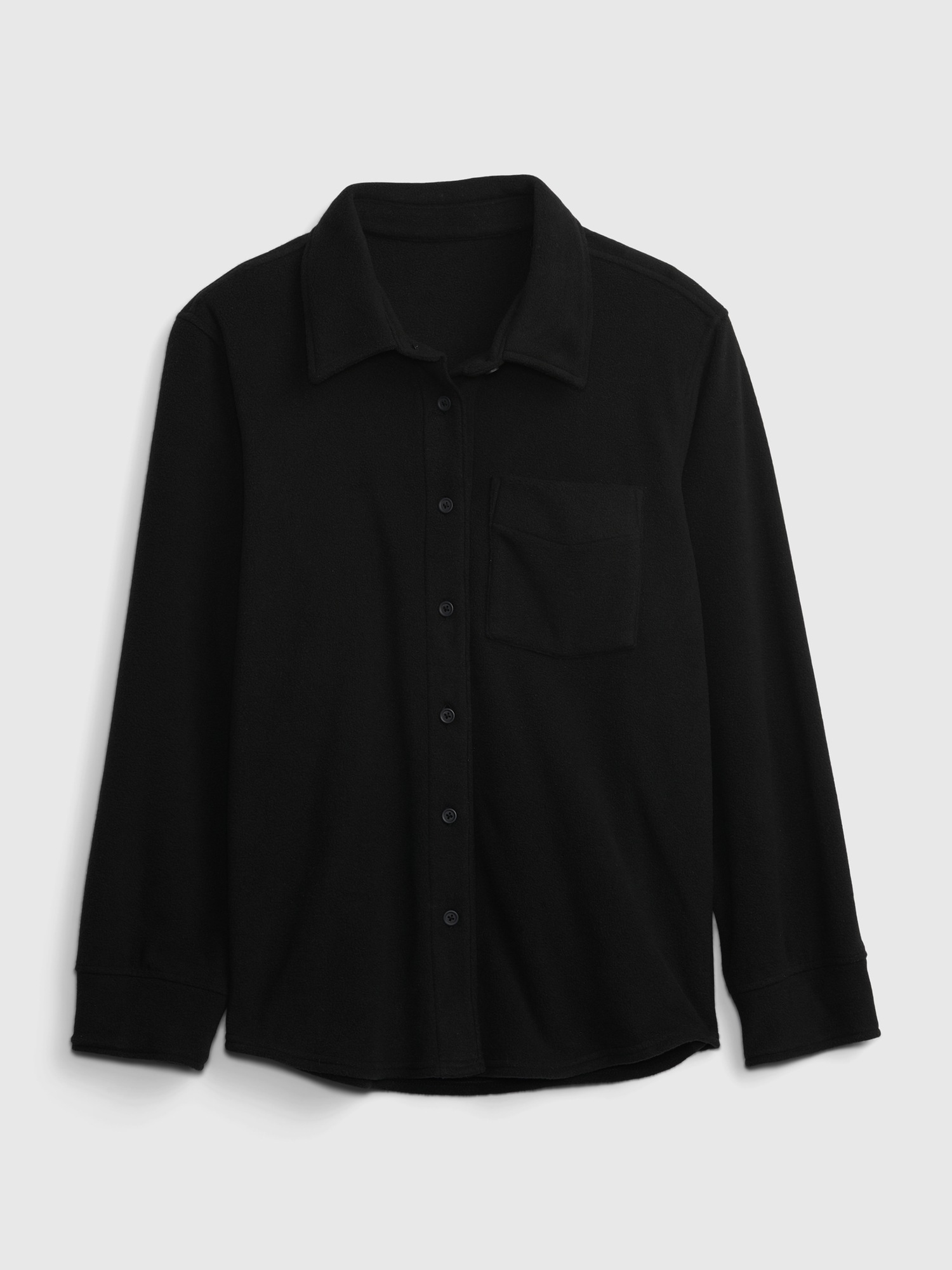 GapFit Microfleece Shirt Jacket Gap