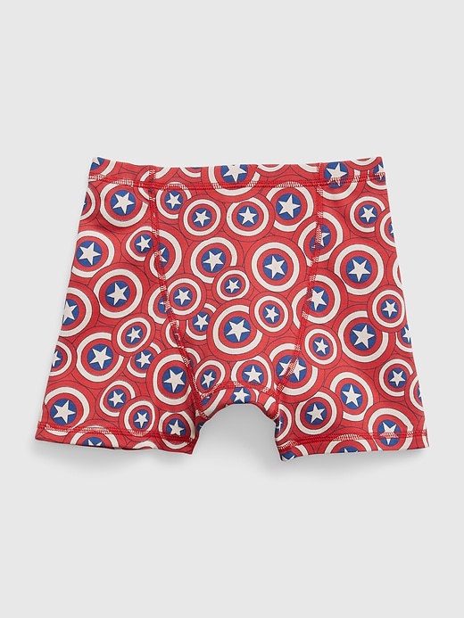 Image number 2 showing, GapKids &#124 Marvel 100% Organic Cotton Boxer Briefs (4-Pack)