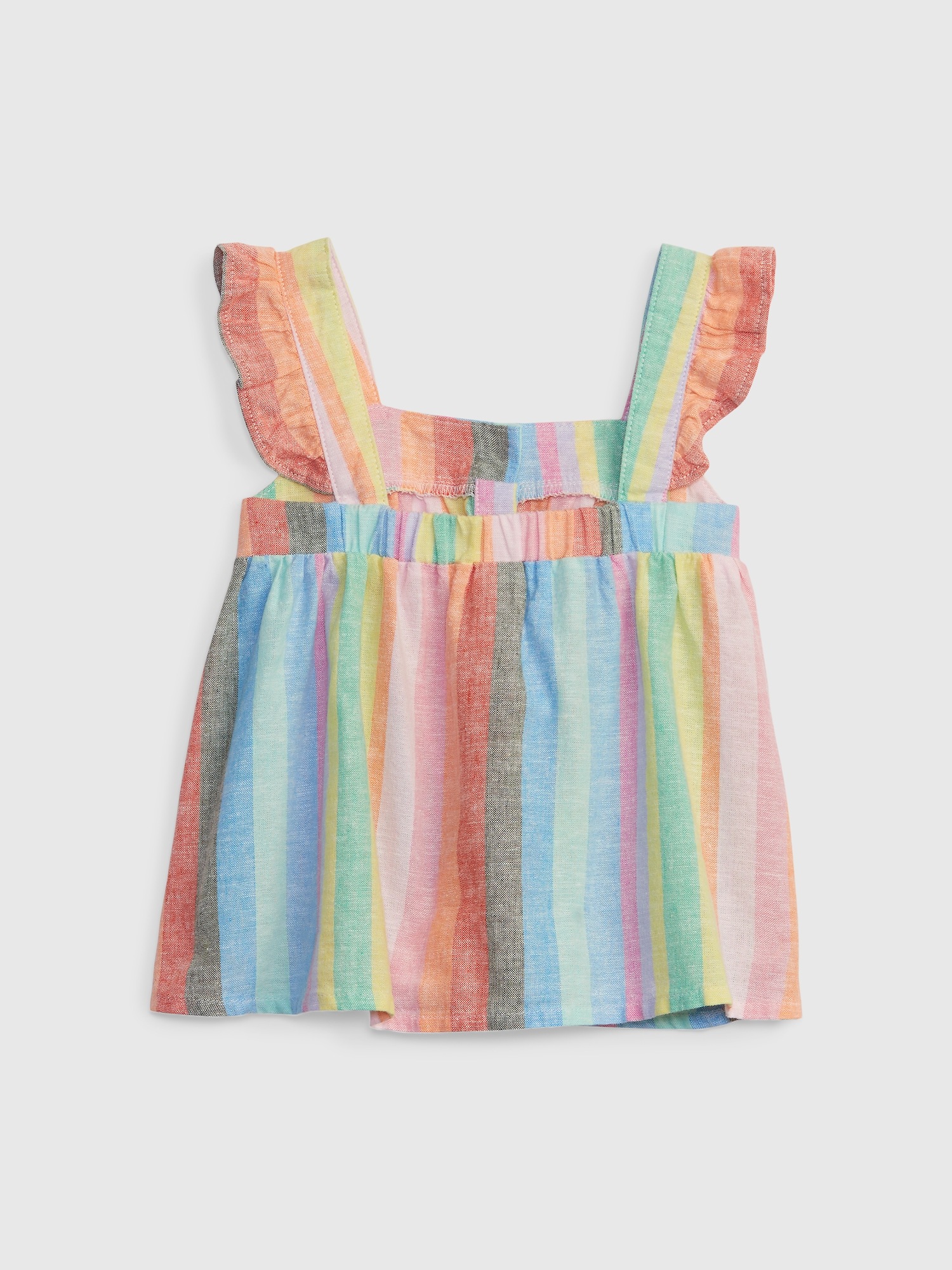 Toddler LinenCotton Stripe Tank Top Gap