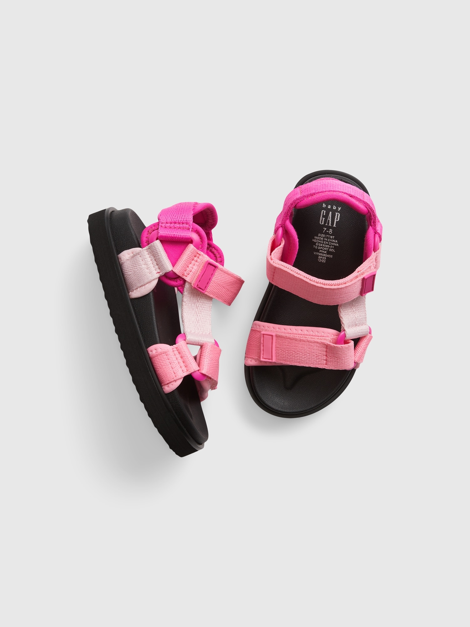 Gap Toddler Sporty Sandals pink. 1