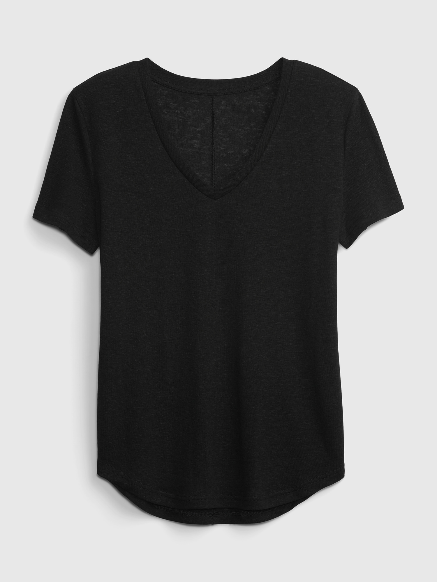 Linen Blend T Shirt Gap
