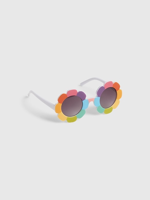 1 of 8 showing, with the color spring multi flower of product Toddler Sunglasses