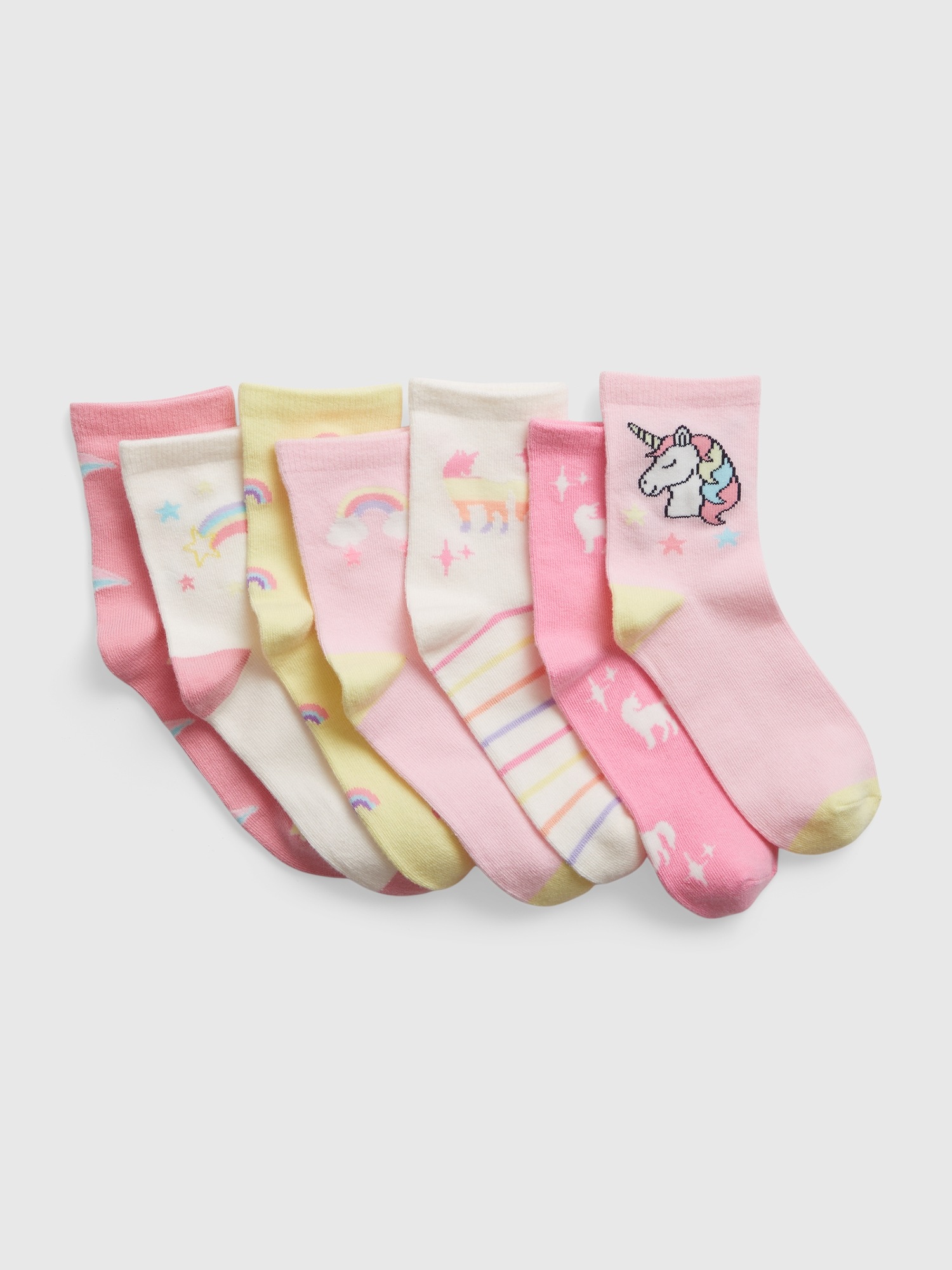 Palace x Gap Kids Socks White